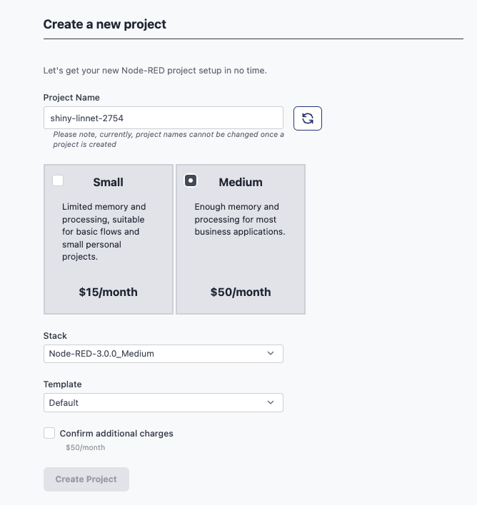 "Screenshot showing the new stack selection feature"